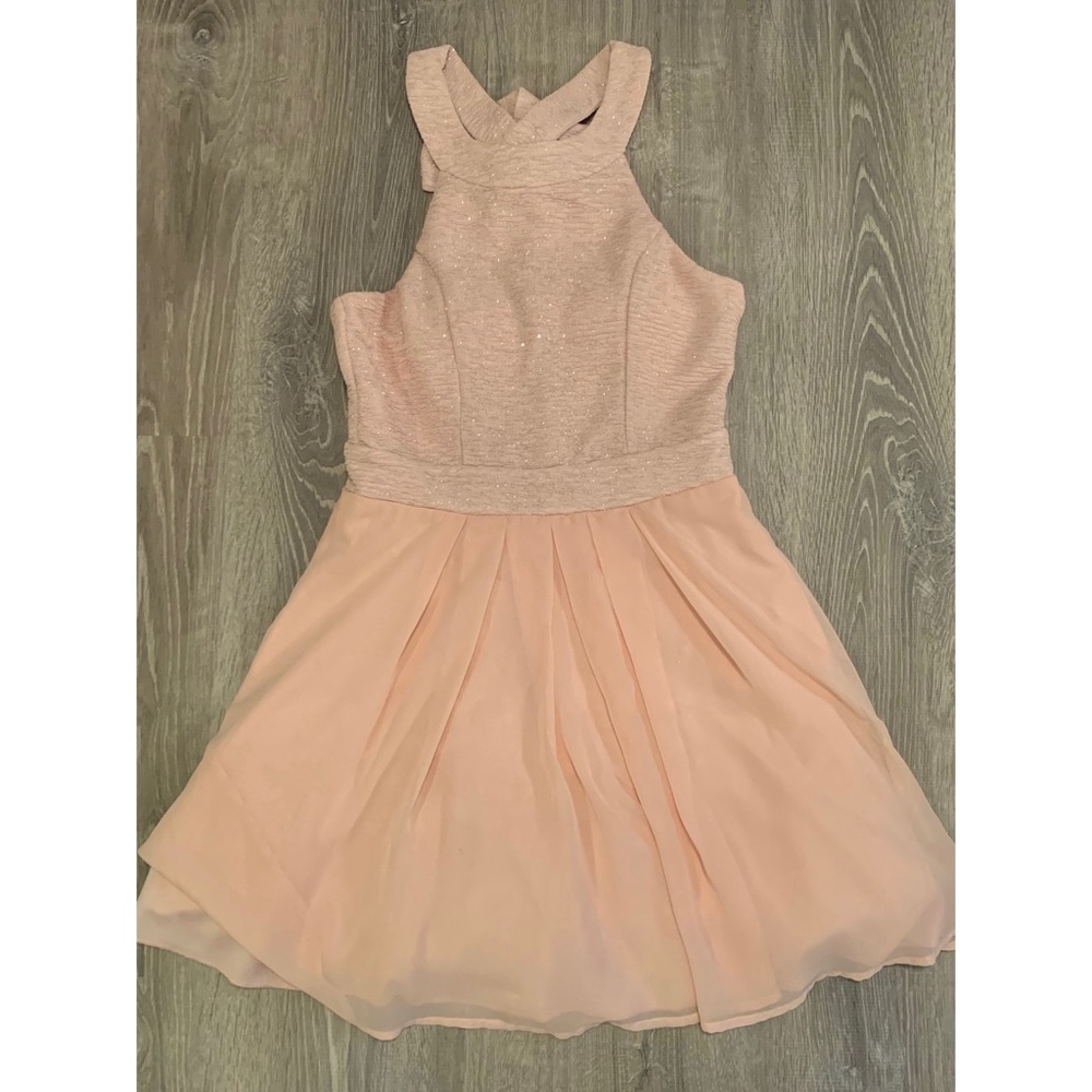 3/$20 Short Pink Halter Dress sz M